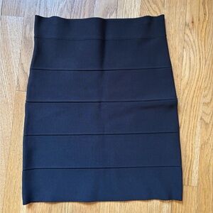 BCBG Black Bandage Skirt (Size Medium)